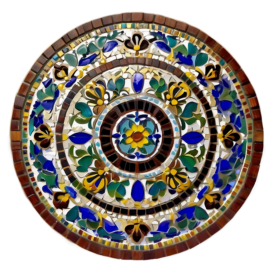 Decorative Mosaic Tile Floor Png Iyq PNG image