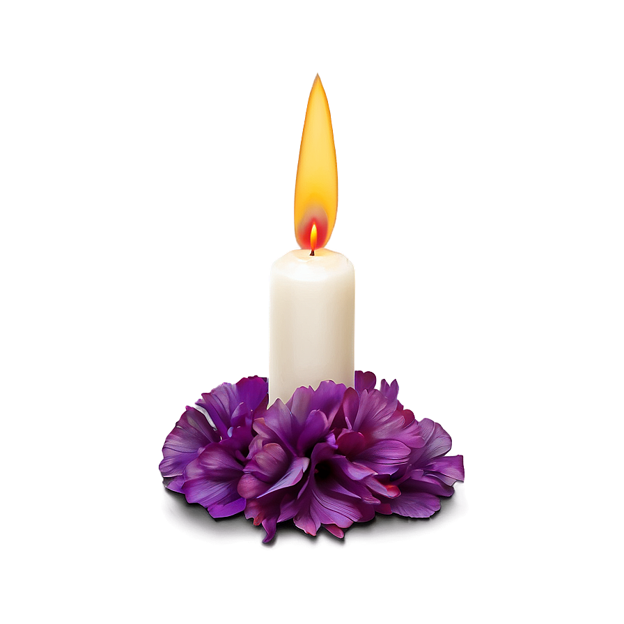 Decorative Pillar Candle Png 05242024 PNG image