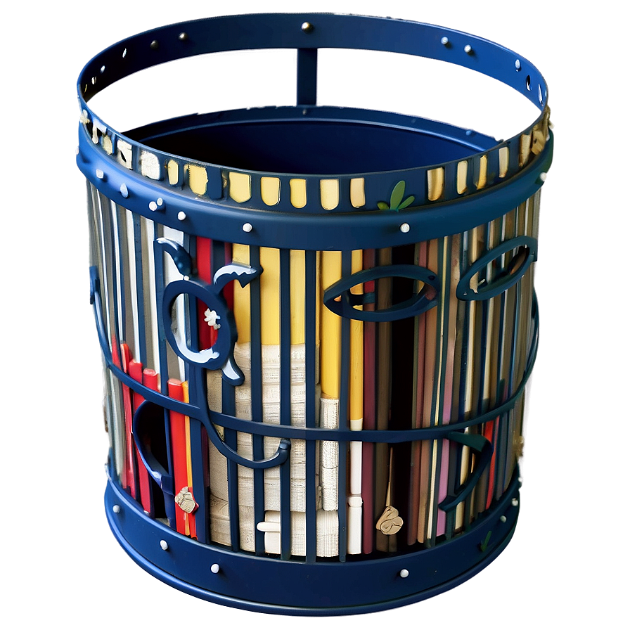 Decorative Recycling Bin Png Swd26 PNG image