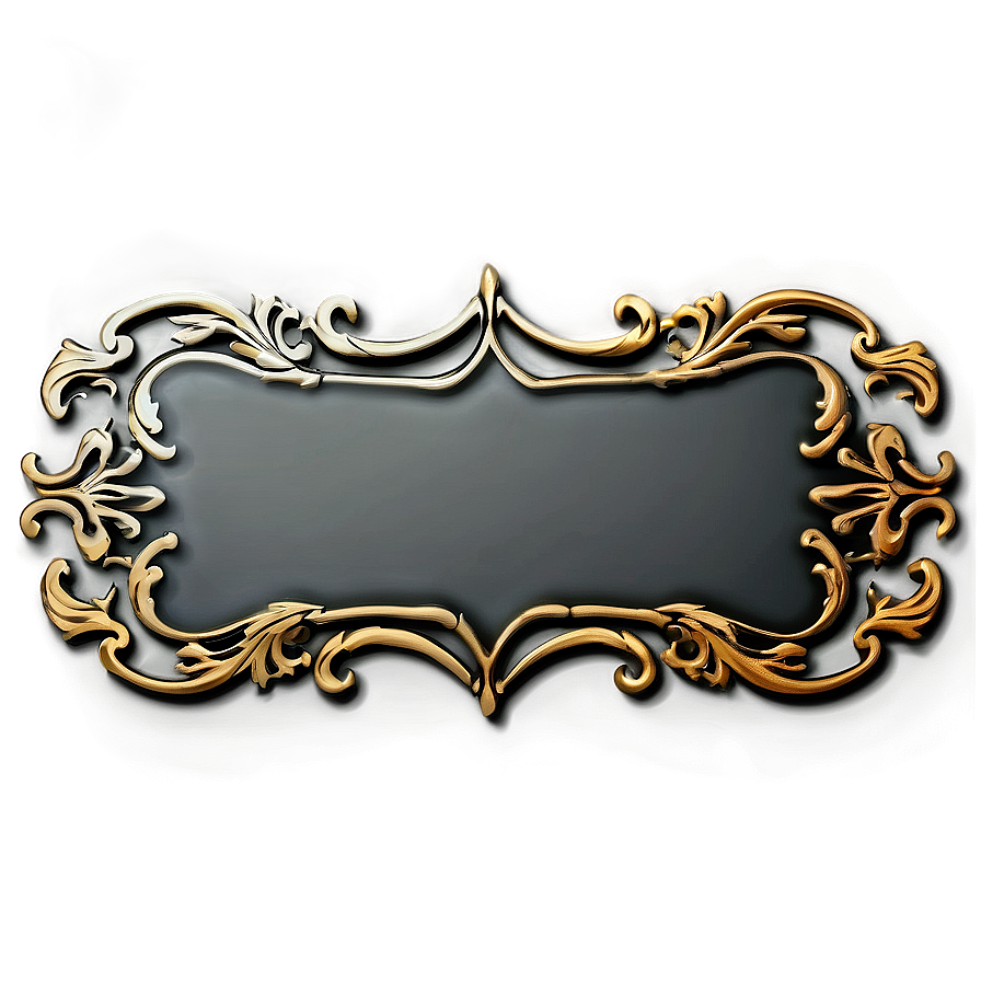 Decorative Text Box Element Png Aty PNG image