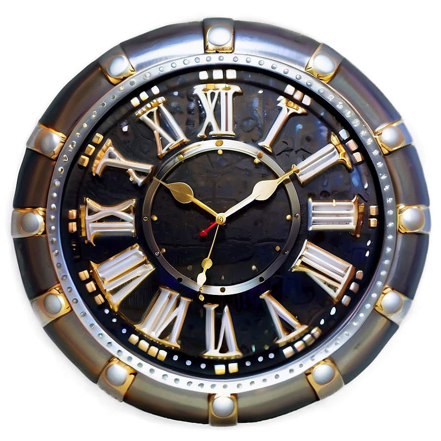 Decorative Wall Clock Png Hyw55 PNG image