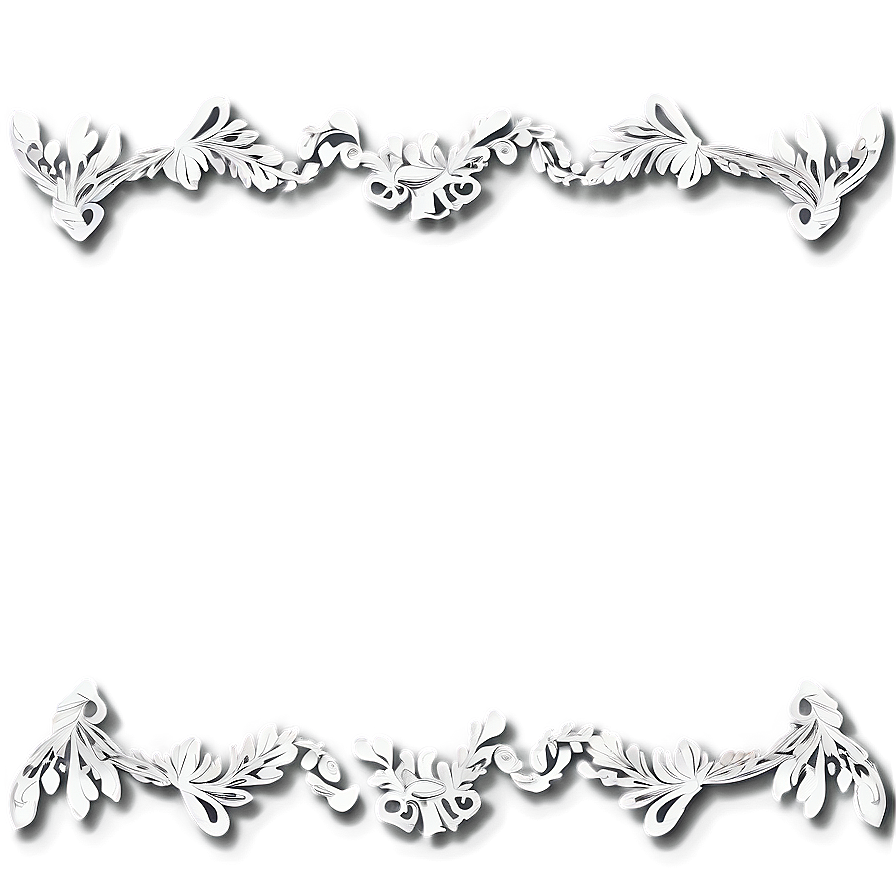 Decorative White Border Png Jow31 PNG image