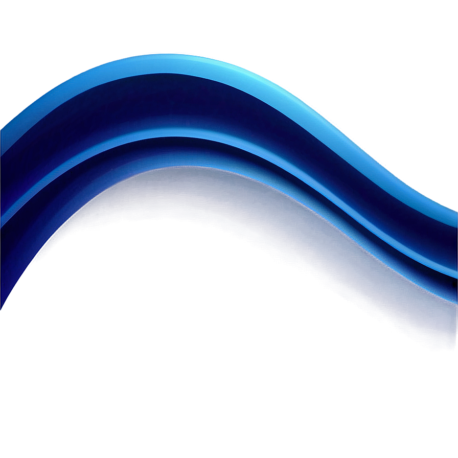 Deep Blue Gradient Swirl Png 06202024 PNG image