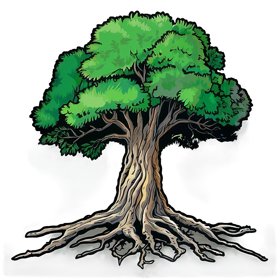 Deep Forest Roots Graphic Png Rsj86 PNG image