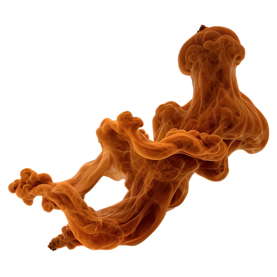 Deep Orange Smoke Png 06262024 PNG image