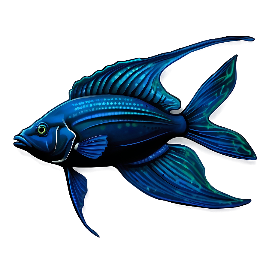 Deep Sea Fish Outline Png 06262024 PNG image