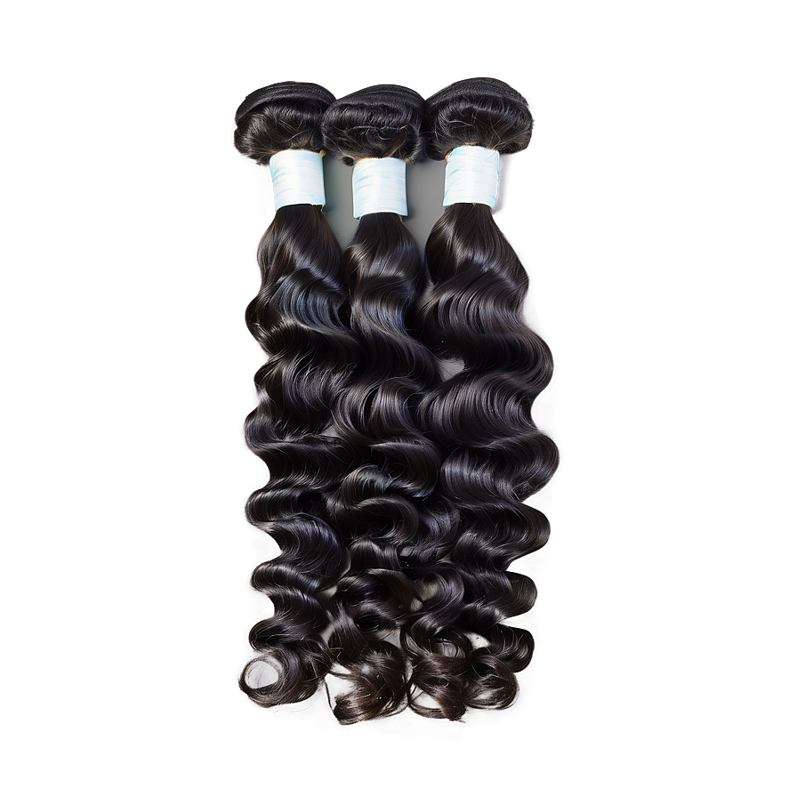 Deep Wave Hair Bundles Png 96 PNG image