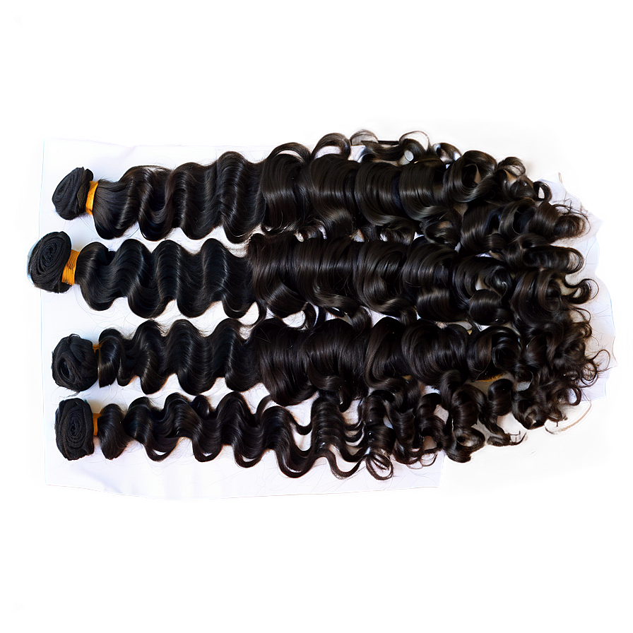 Deep Wave Hair Bundles Png Txg PNG image