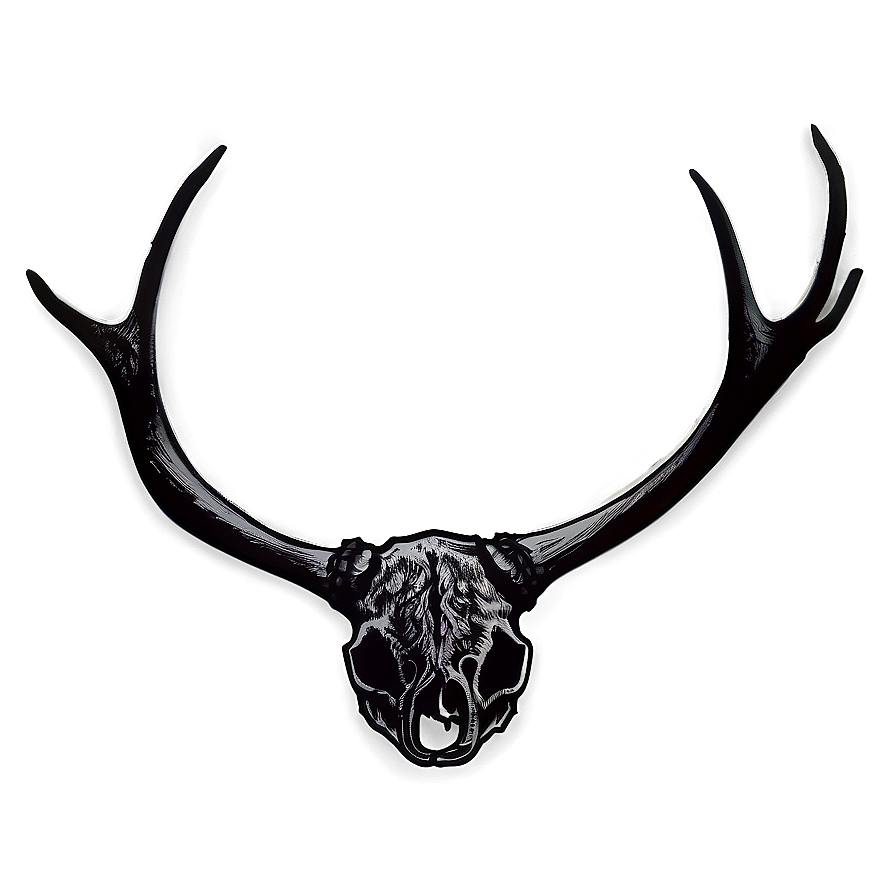 Deer Antler Silhouette Png Xdy PNG image