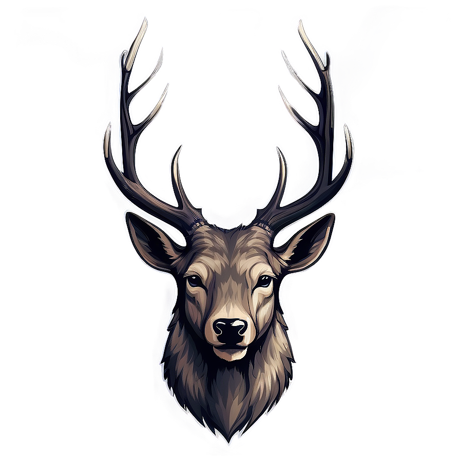 Deer Head Logo Png Vpk PNG image