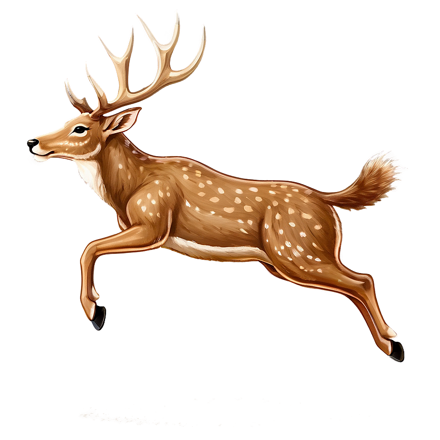 Deer Jumping Action Png 58 PNG image