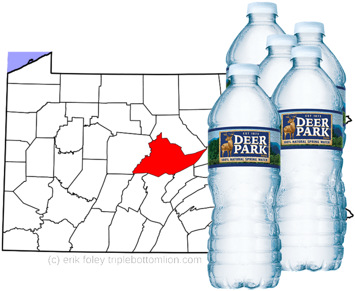 Deer Park Water Source Map PNG image