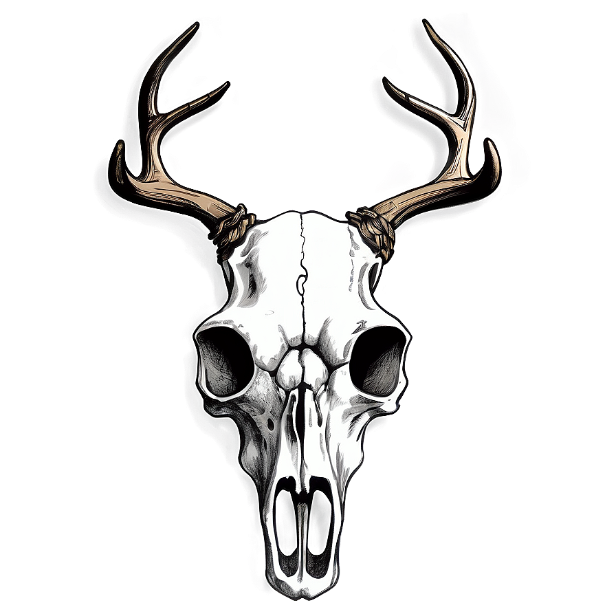 Deer Skull Drawing Png 66 PNG image