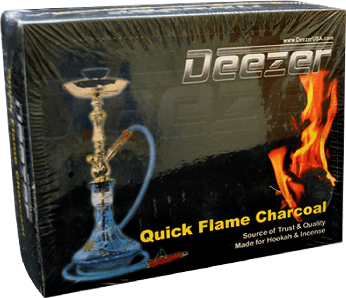 Deezer Quick Flame Charcoal Box PNG image