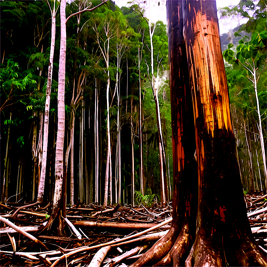 Deforestation And Biodiversity Loss Png Ouw PNG image