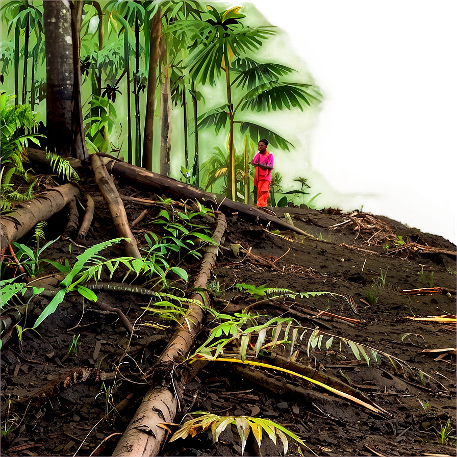 Deforestation And Soil Degradation Png 06212024 PNG image