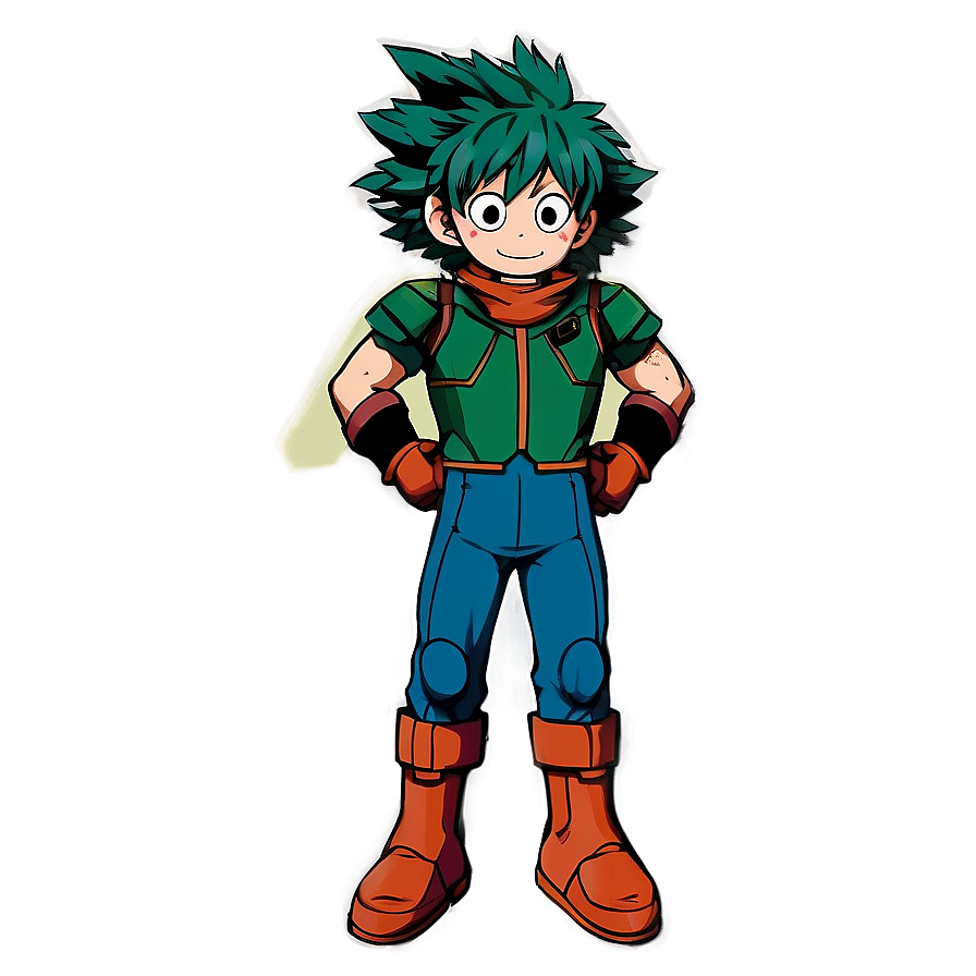 Deku Hero Costume Png Nha PNG image