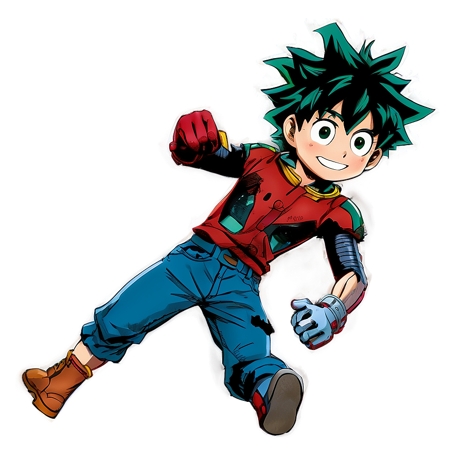 Deku Saving Someone Png 05062024 PNG image