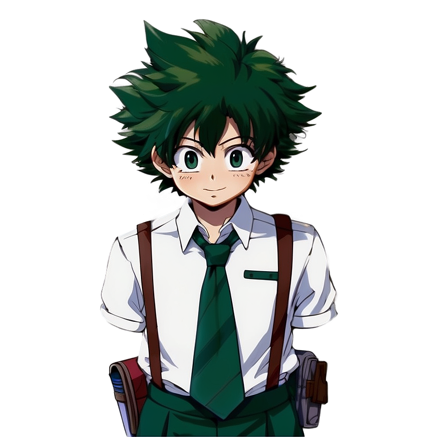 Deku School Uniform Png Fle60 PNG image