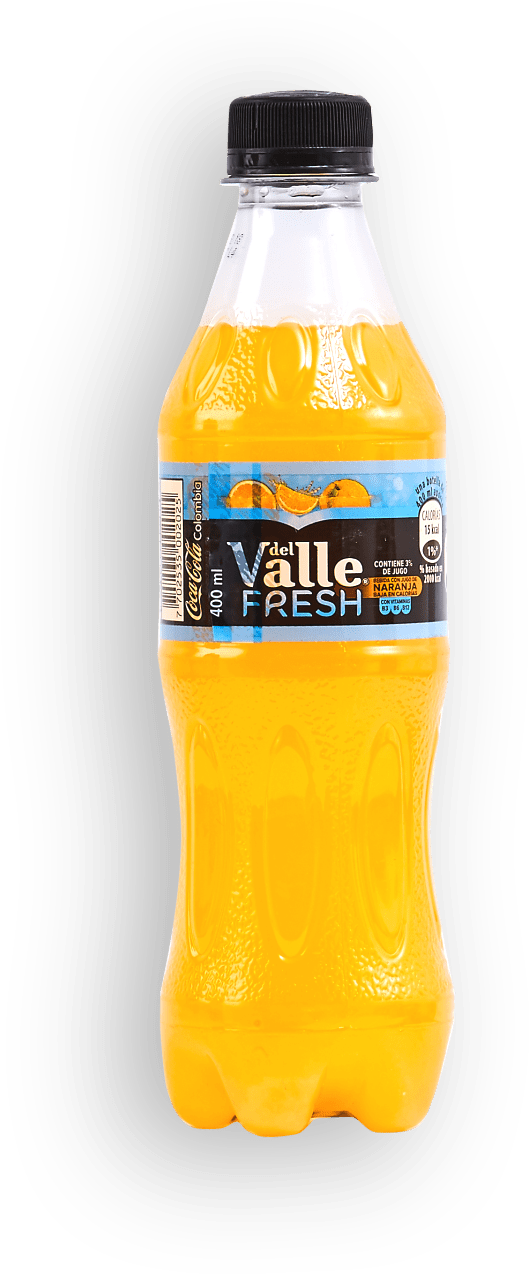 Del Valle Fresh Orange Juice Bottle PNG image