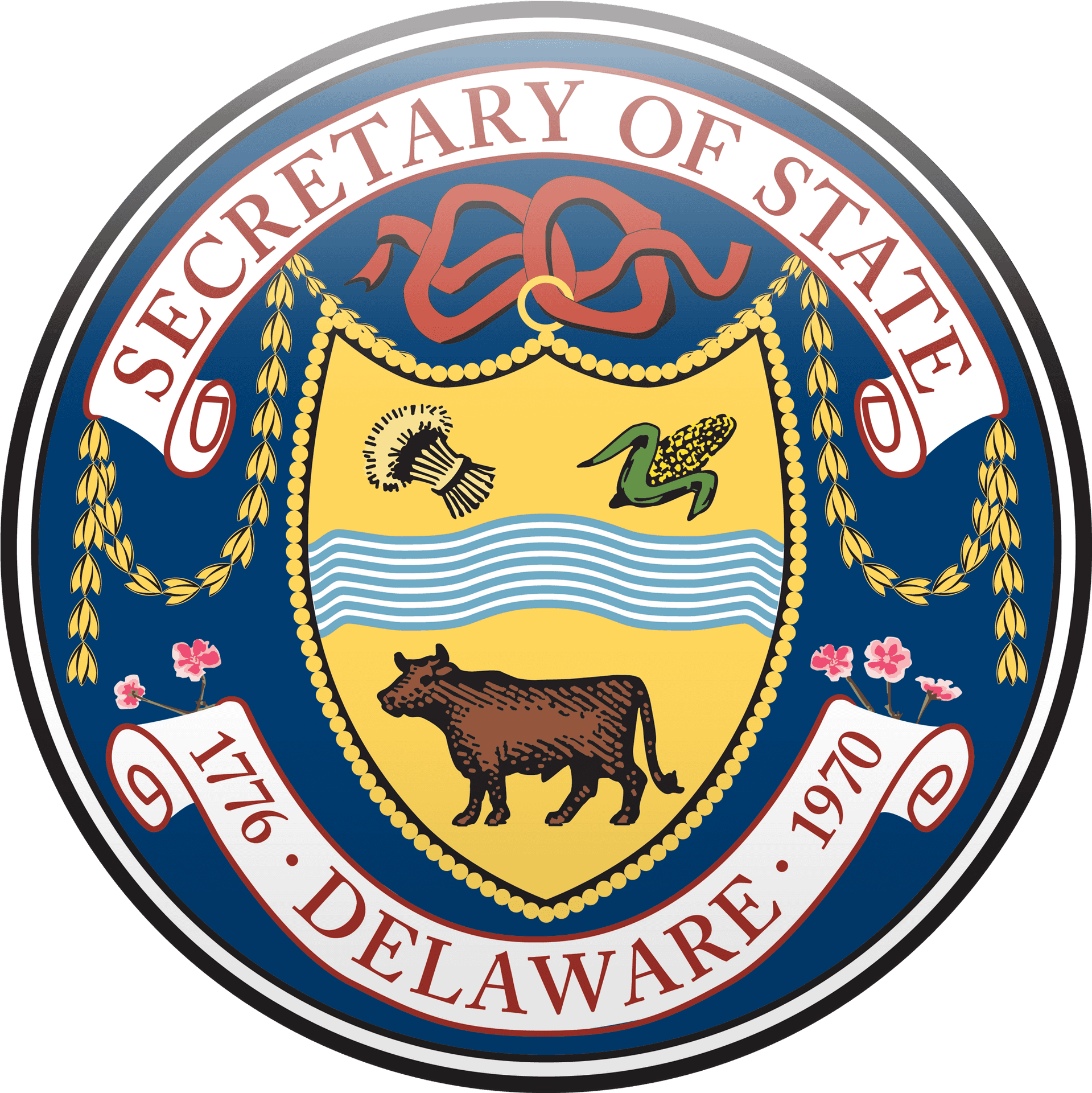 Delaware Secretaryof State Seal PNG image