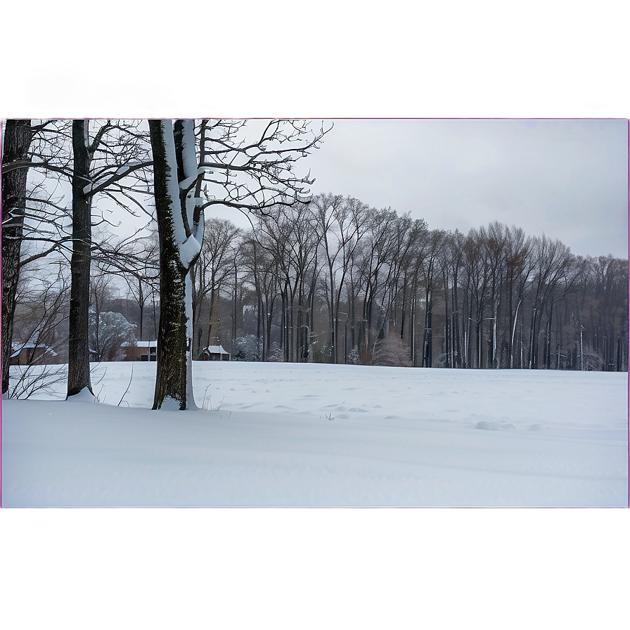 Delaware Winter Snowscape Png 26 PNG image