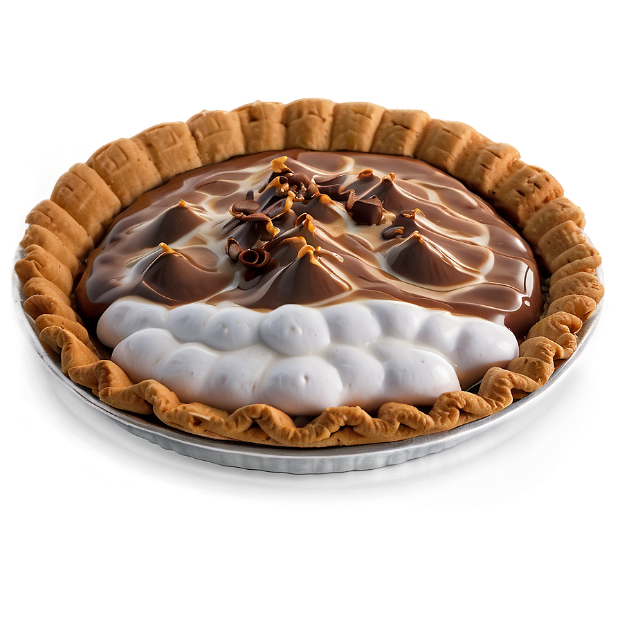 Delectable S'mores Pie Png 05232024 PNG image