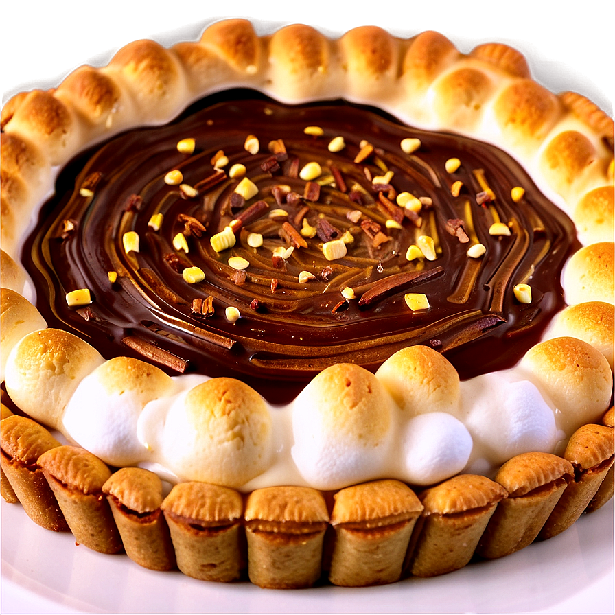 Delectable S'mores Pie Png Atq5 PNG image