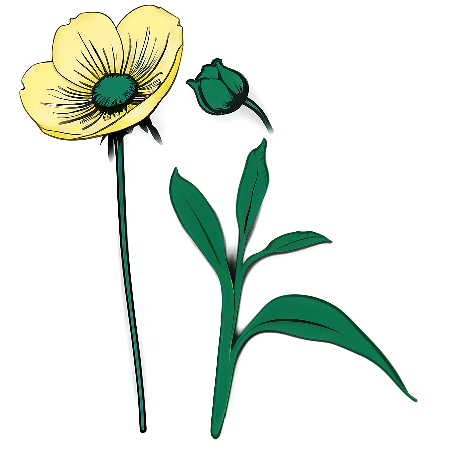 Delicate Buttercup Png Djb PNG image