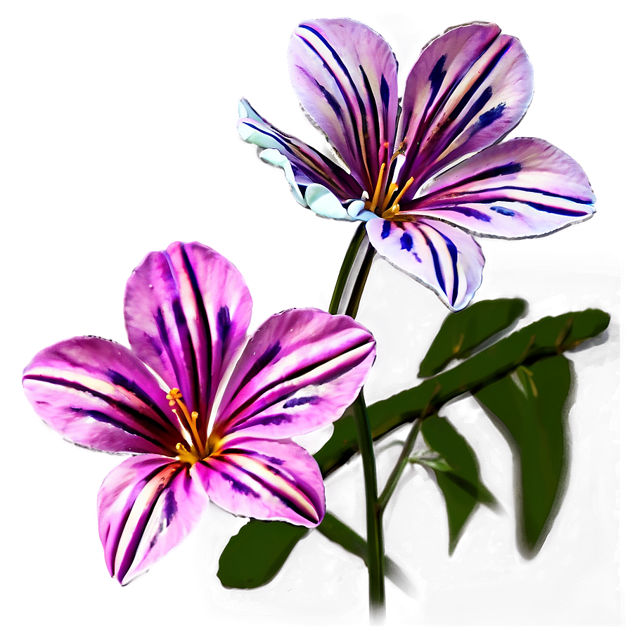 Delicate Flower Stem Png Njc27 PNG image