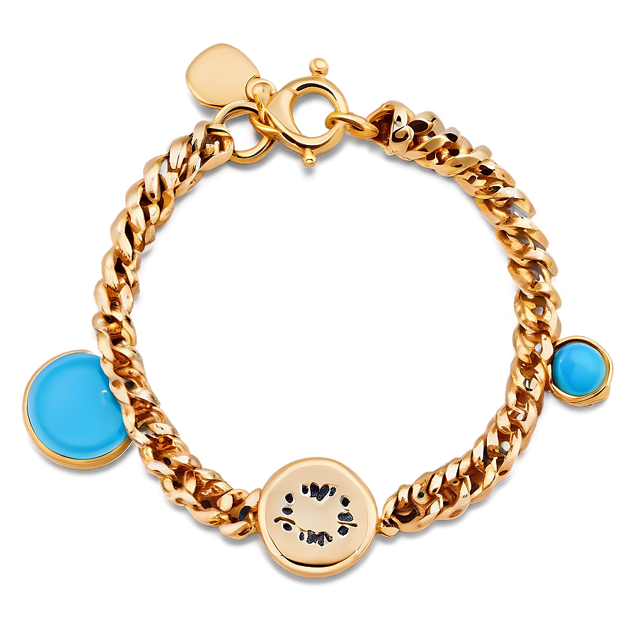 Delicate Gold Bracelet For Girls Png 06282024 PNG image