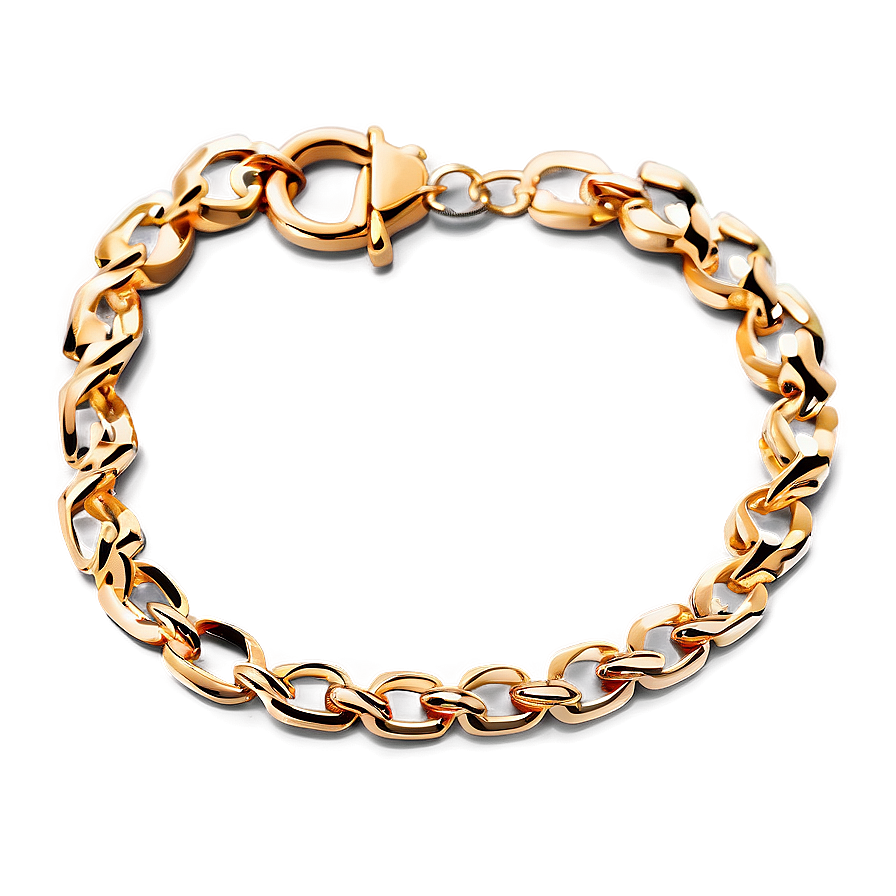 Delicate Gold Bracelet For Girls Png 06282024 PNG image