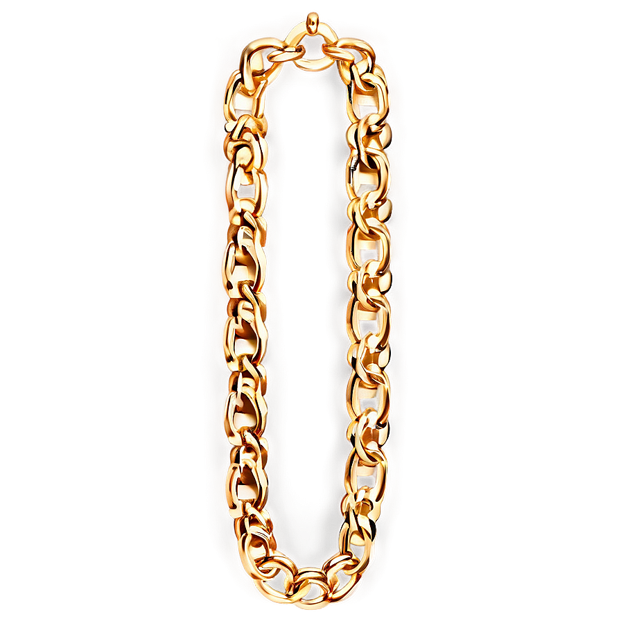 Delicate Gold Chain Png 9 PNG image