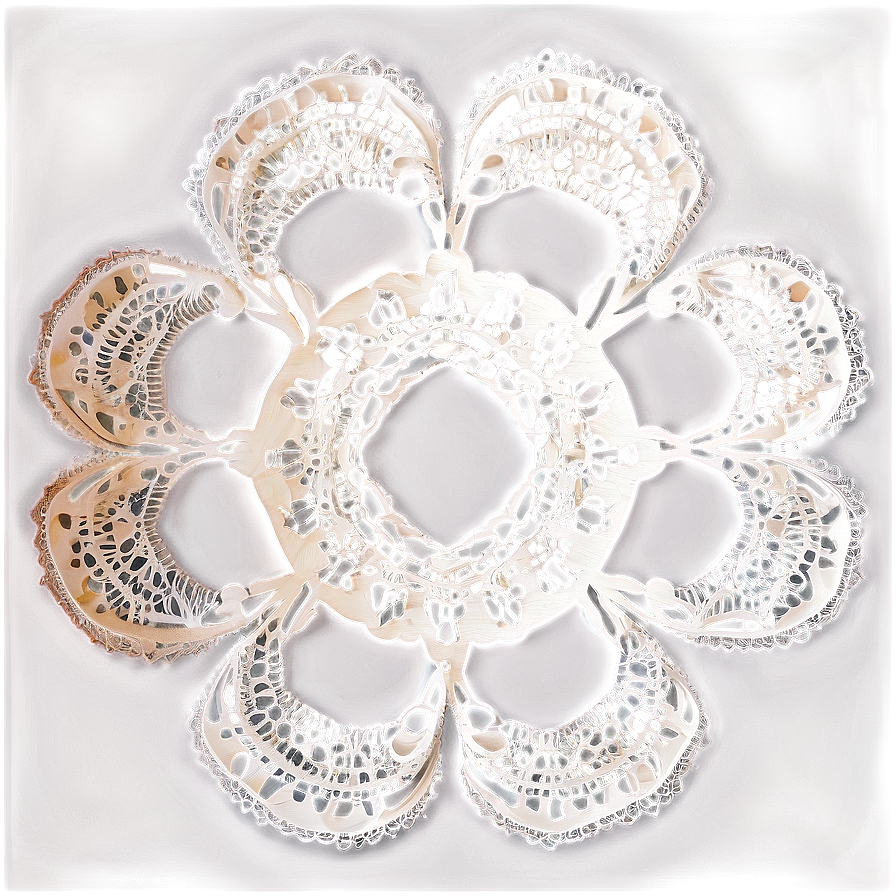 Delicate Paper Doily Png 80 PNG image