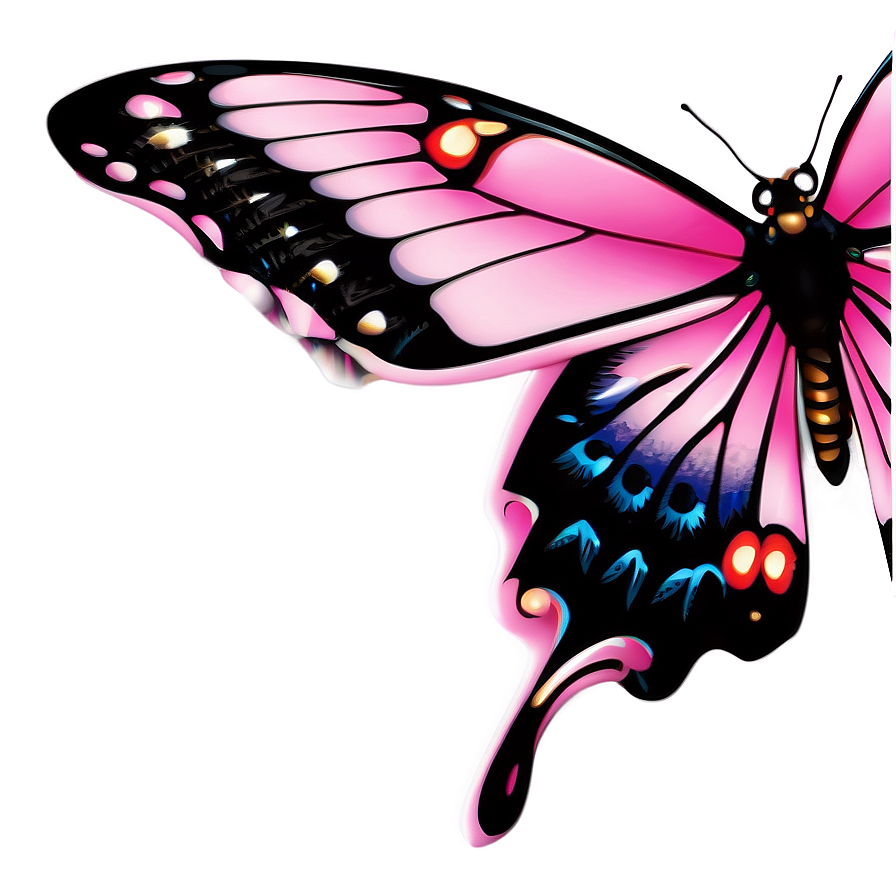 Delicate Pink Butterfly Picture Png 42 PNG image