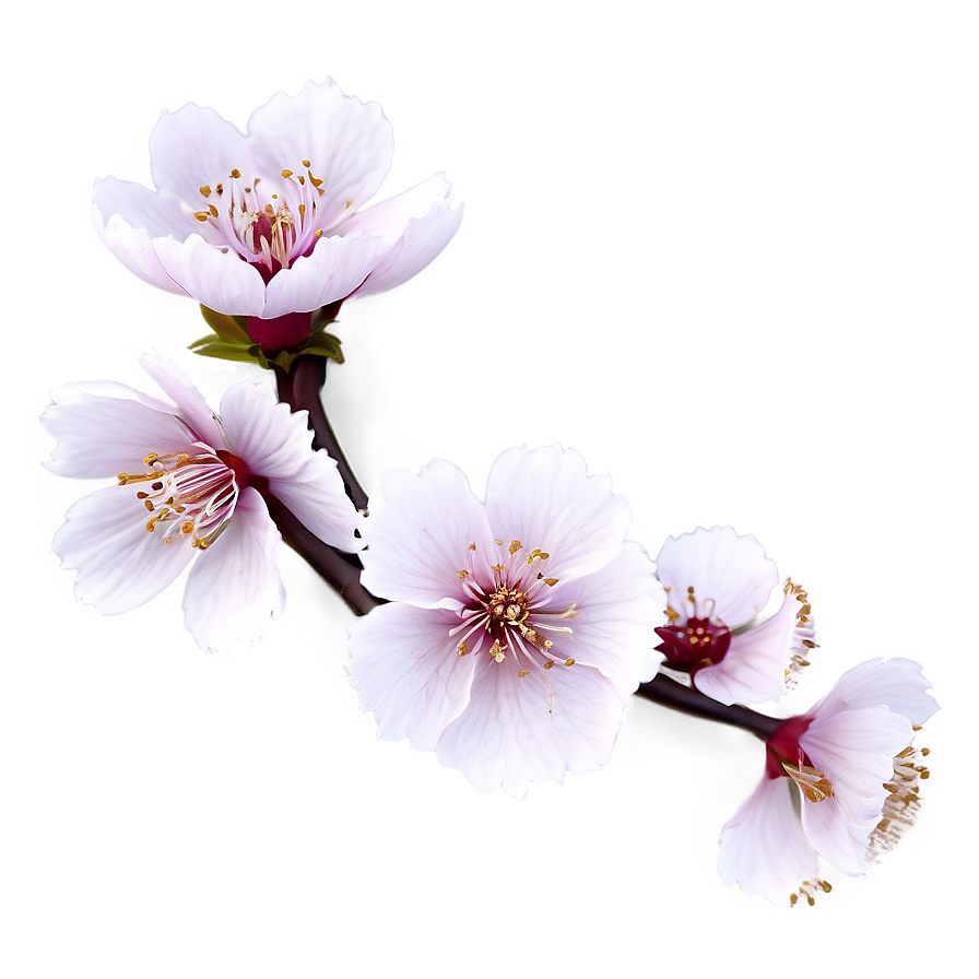 Delicate Sakura Blossom Png 06202024 PNG image