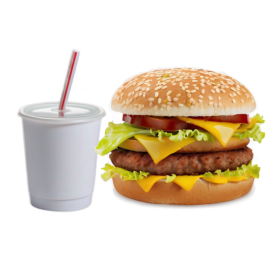 Delicious Big Mac Meal Png 20 PNG image