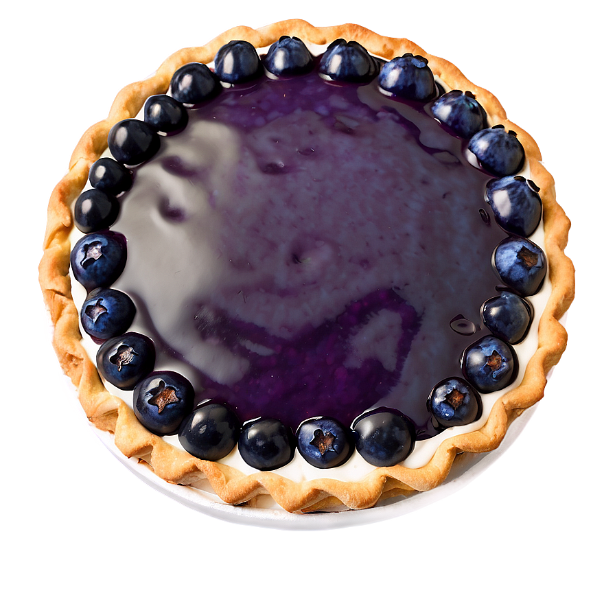 Delicious Blueberry Pie Png 05232024 PNG image