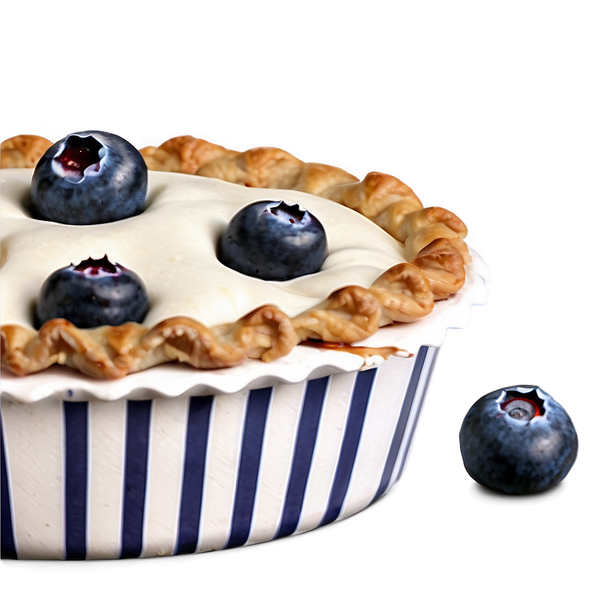 Delicious Blueberry Pie Png Xje17 PNG image