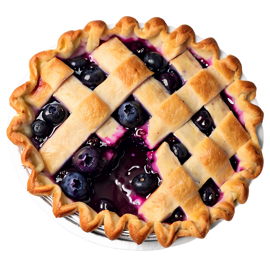 Delicious Blueberry Pie Png Xuc95 PNG image