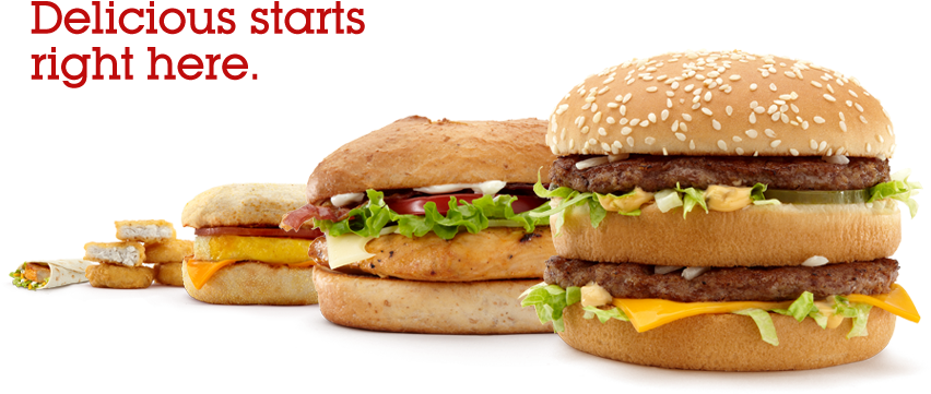 Delicious Fast Food Combo PNG image