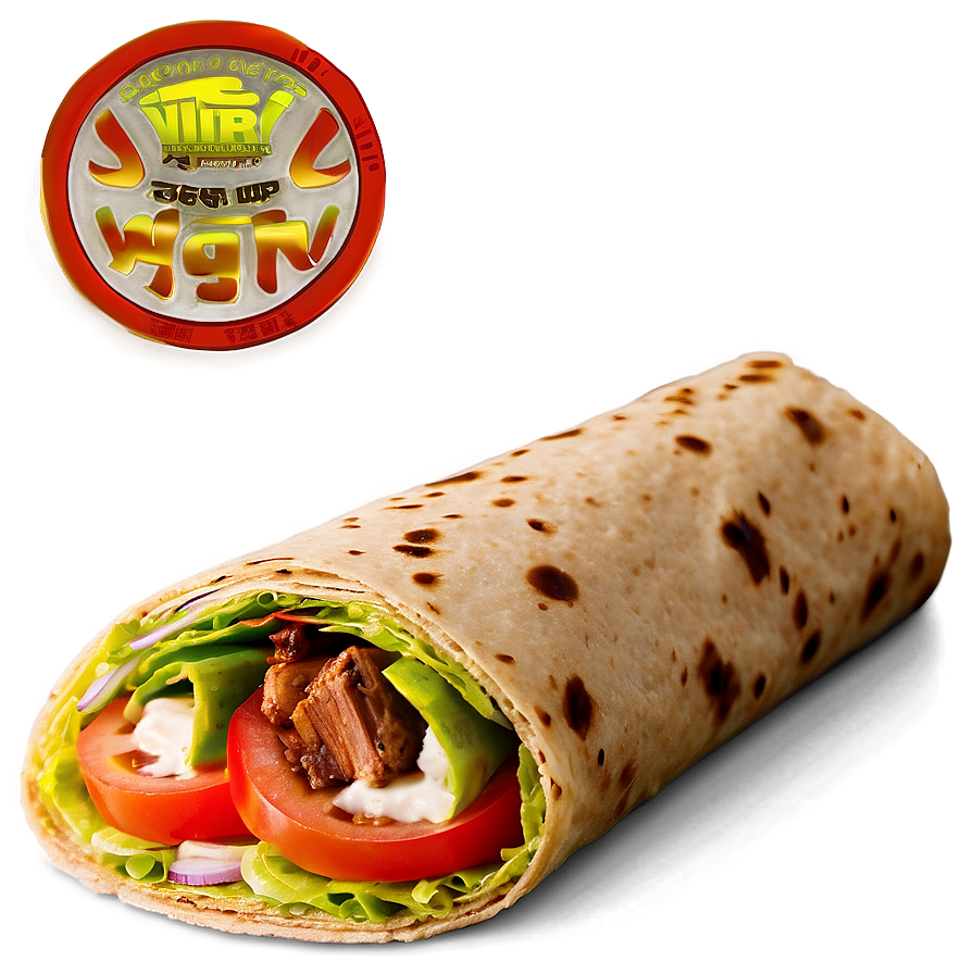 Delicious Gyro Wrap Png Jqt PNG image