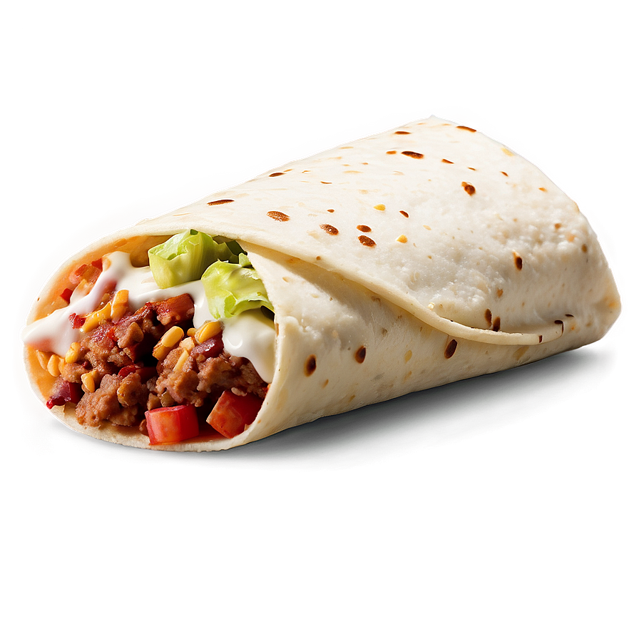 Delicious Mexican Burrito Png Mwe89 PNG image