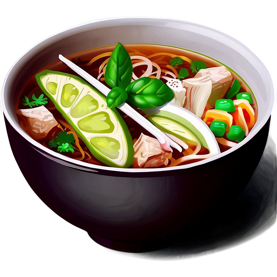 Delicious Pho Bowl Png 61 PNG image