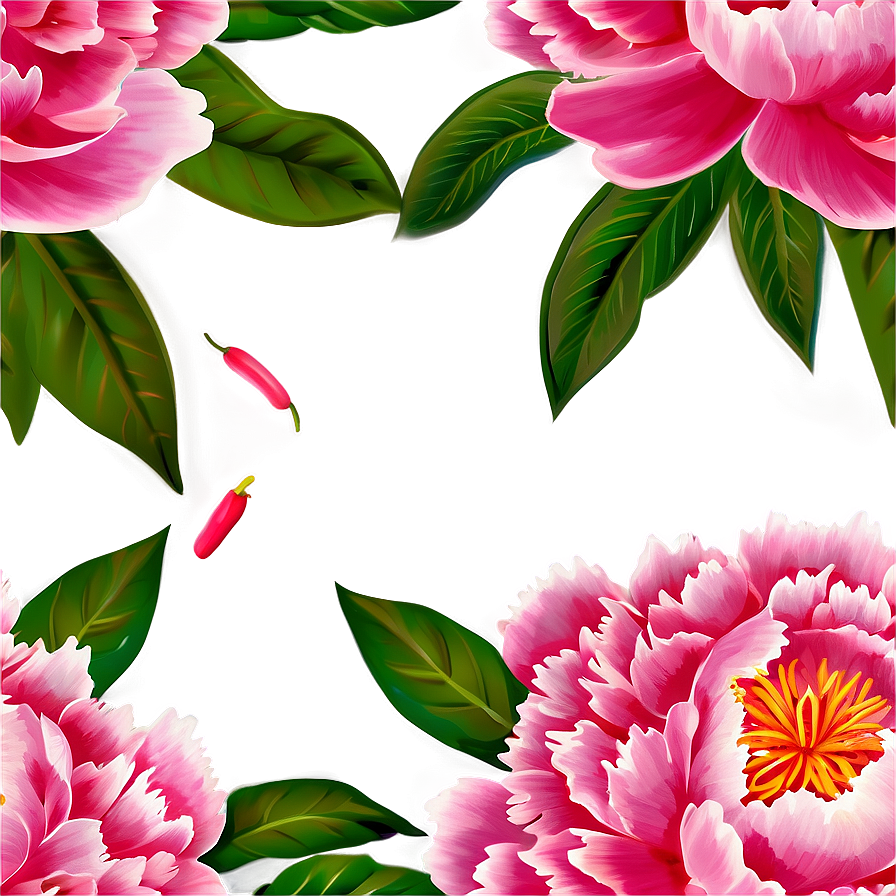 Delightful Peony Picture Png 18 PNG image