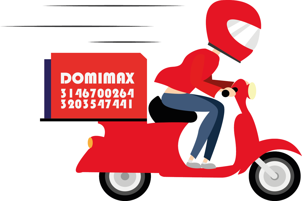 Delivery Scooter Illustration PNG image