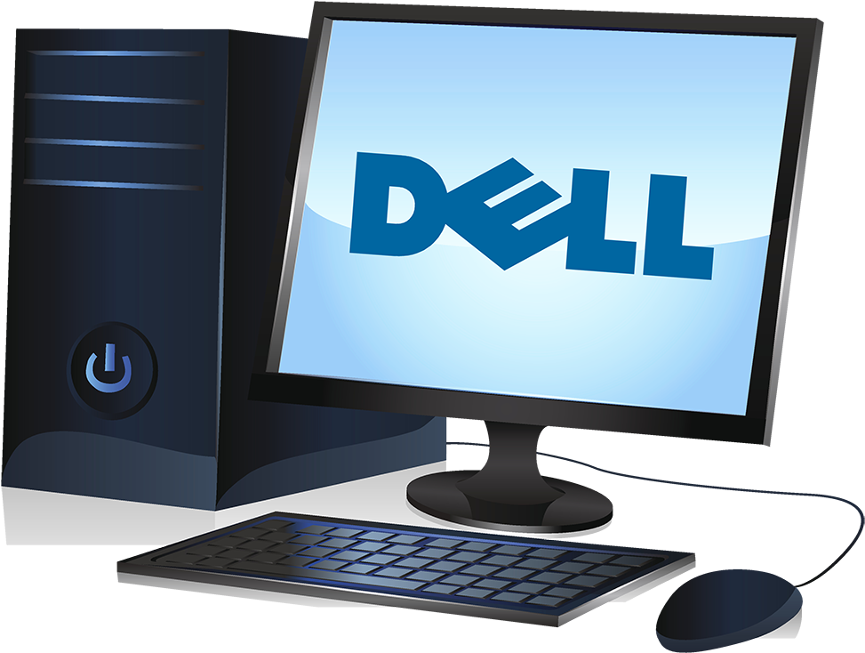 Dell Desktop Setup PNG image