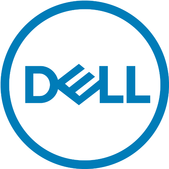 Dell Logo Blue Background PNG image