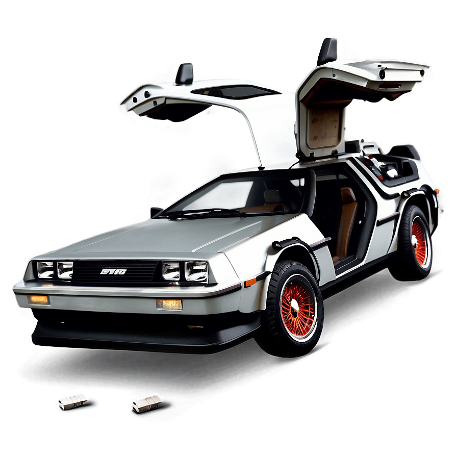 Delorean Digital Artwork Fantasy Png 06122024 PNG image