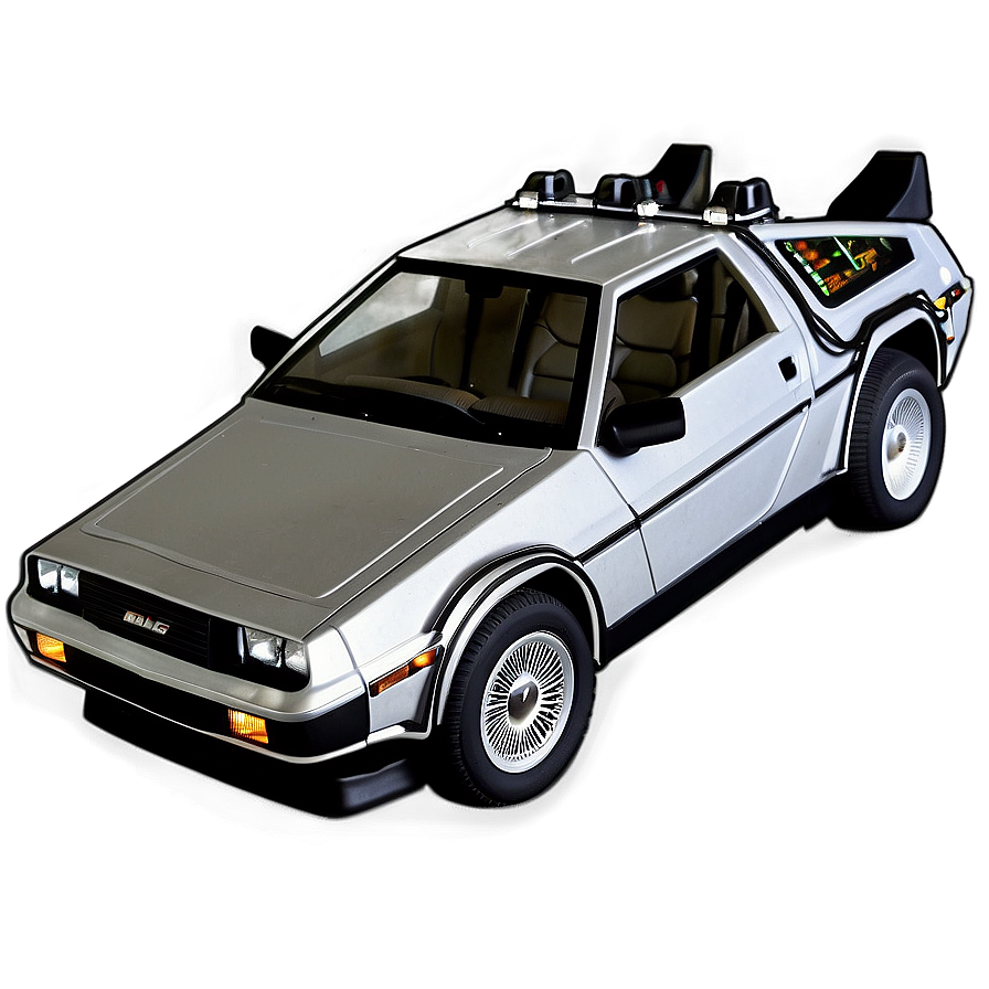 Delorean Dmc-12 Movie Car Png 06122024 PNG image